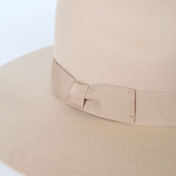 Wyeth Wool Tan Fedora Oatmeal Hat - Picture 7 of 8